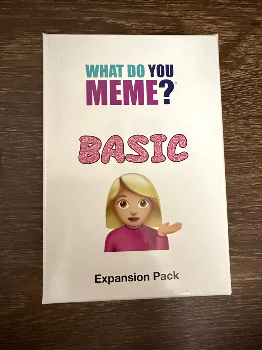 What Do You Meme? BASIC Expansion Pack - White/Pink